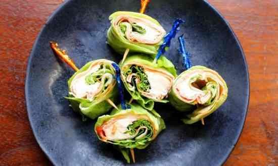 Turkey & Swiss Cheese Roll-Ups