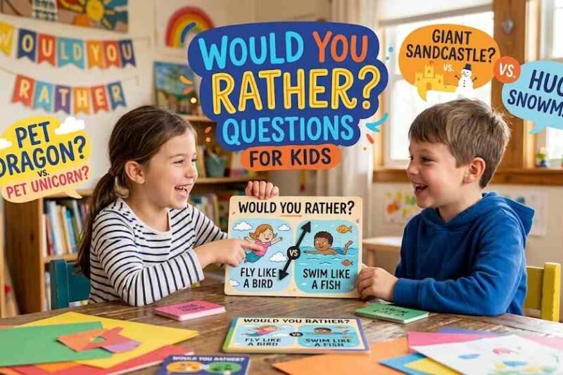 would you rather questions for kids